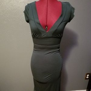 Emerald green mermaid dress
